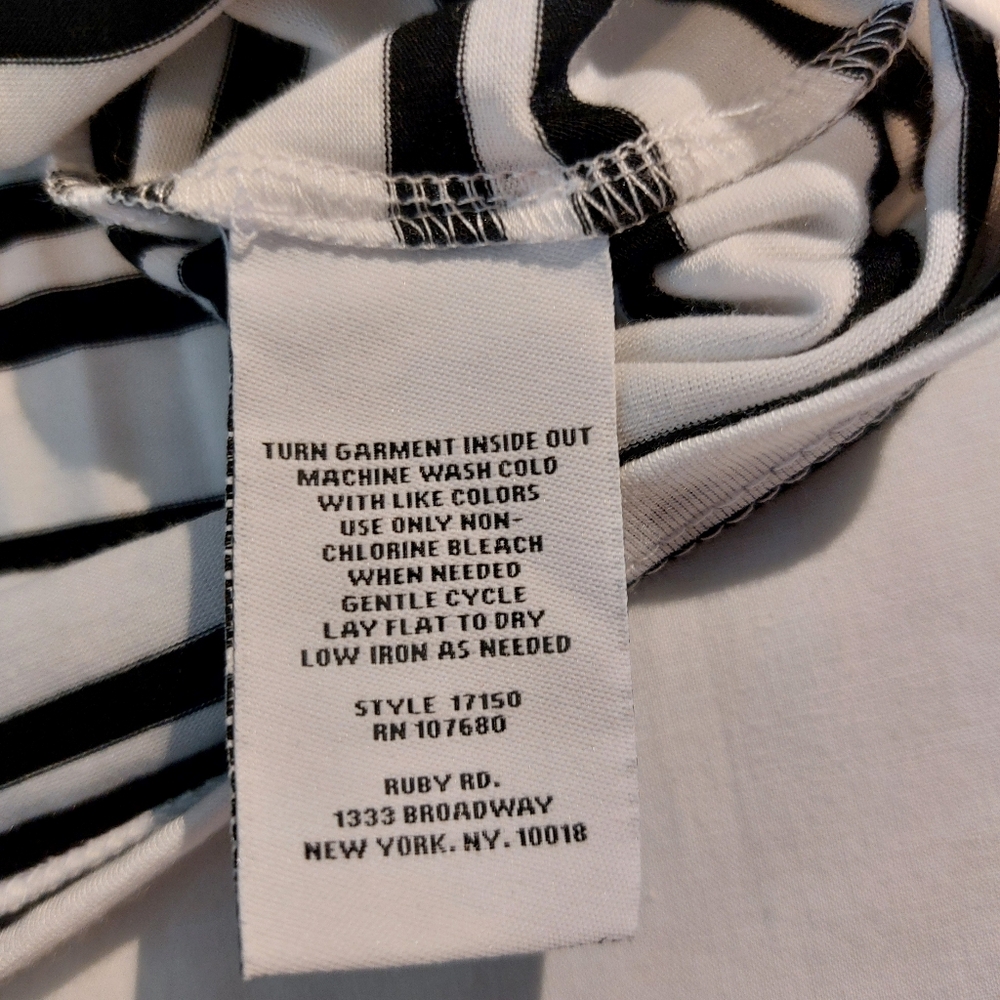 Ruby Rd Striped Multicolor Women's Top NEW XL - Picture 8 of 14